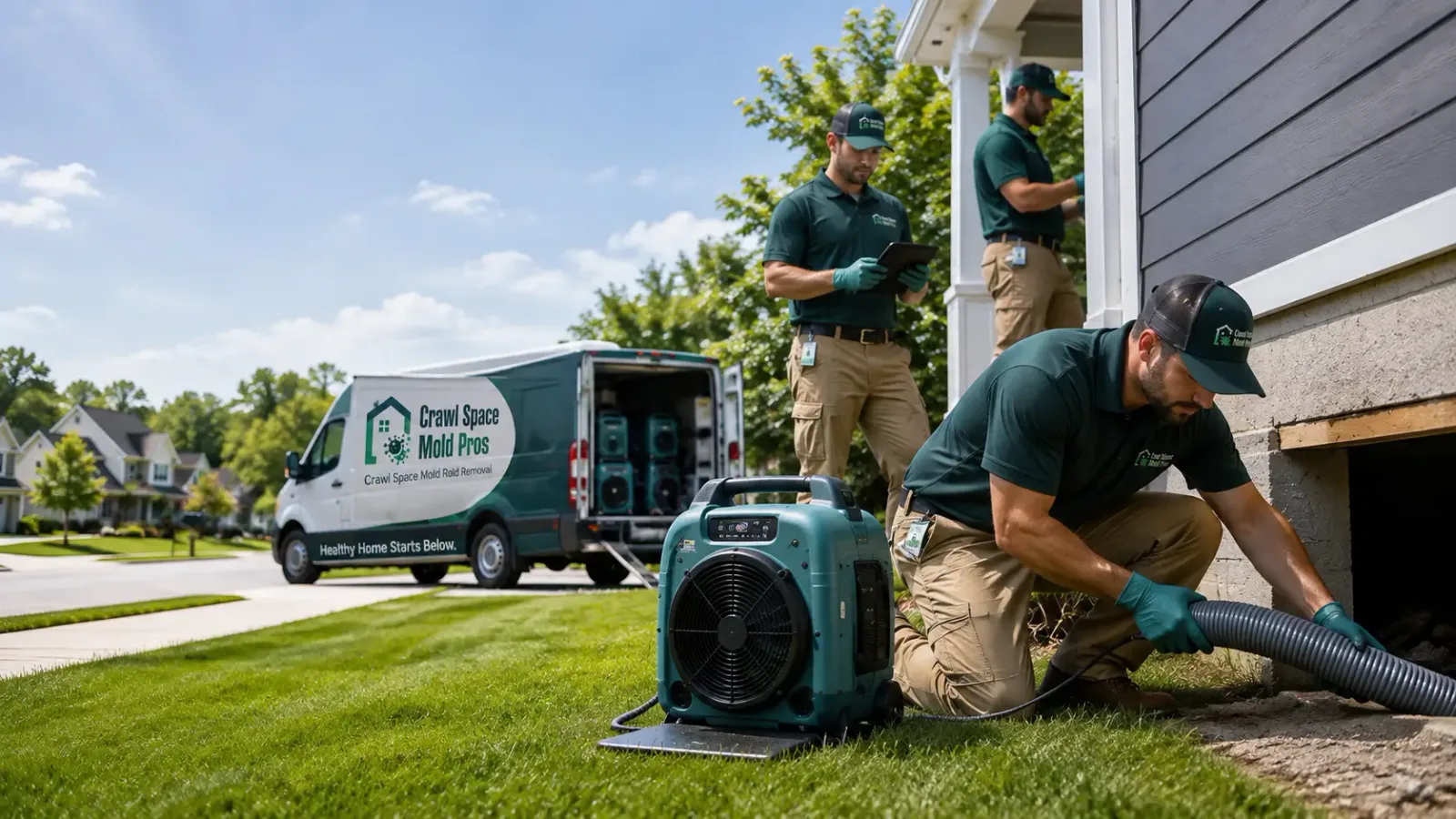 Crawl Space Mold Removal in Midway, TX